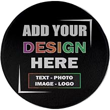 Custom Rug Personalized Area Carpet - Circular FloorMat with Photo/Text, Soft Round Rugs Mat, Entrance Indoor Outdoor Mat, for Living Room Home Decor