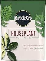 Miracle-Gro Houseplant Potting Mix 4qt: Fertilized Perlite Soil, Gnat-Resistant for Pothos, Monstera, Indoor Plants