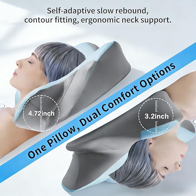 Almohada Memory Foam Queen Cervical Refrescante miniatura 3