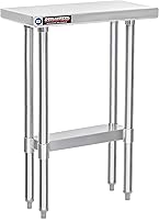 Vista 34 de DuraSteel - Mesa de trabajo de acero inoxidable para alimentos (grado comercial)