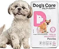 Dog's Care Eco Fralda Absorvente Para Fêmeas - P 24 Unidades