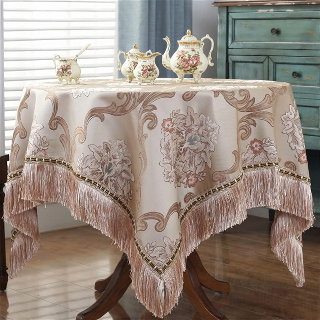 Thick European-Style Tablecloth Tablecloth Square Tablecloth Tea Table Dust-Proof Multi-Purpose Cover Towel(160 * 250cm)