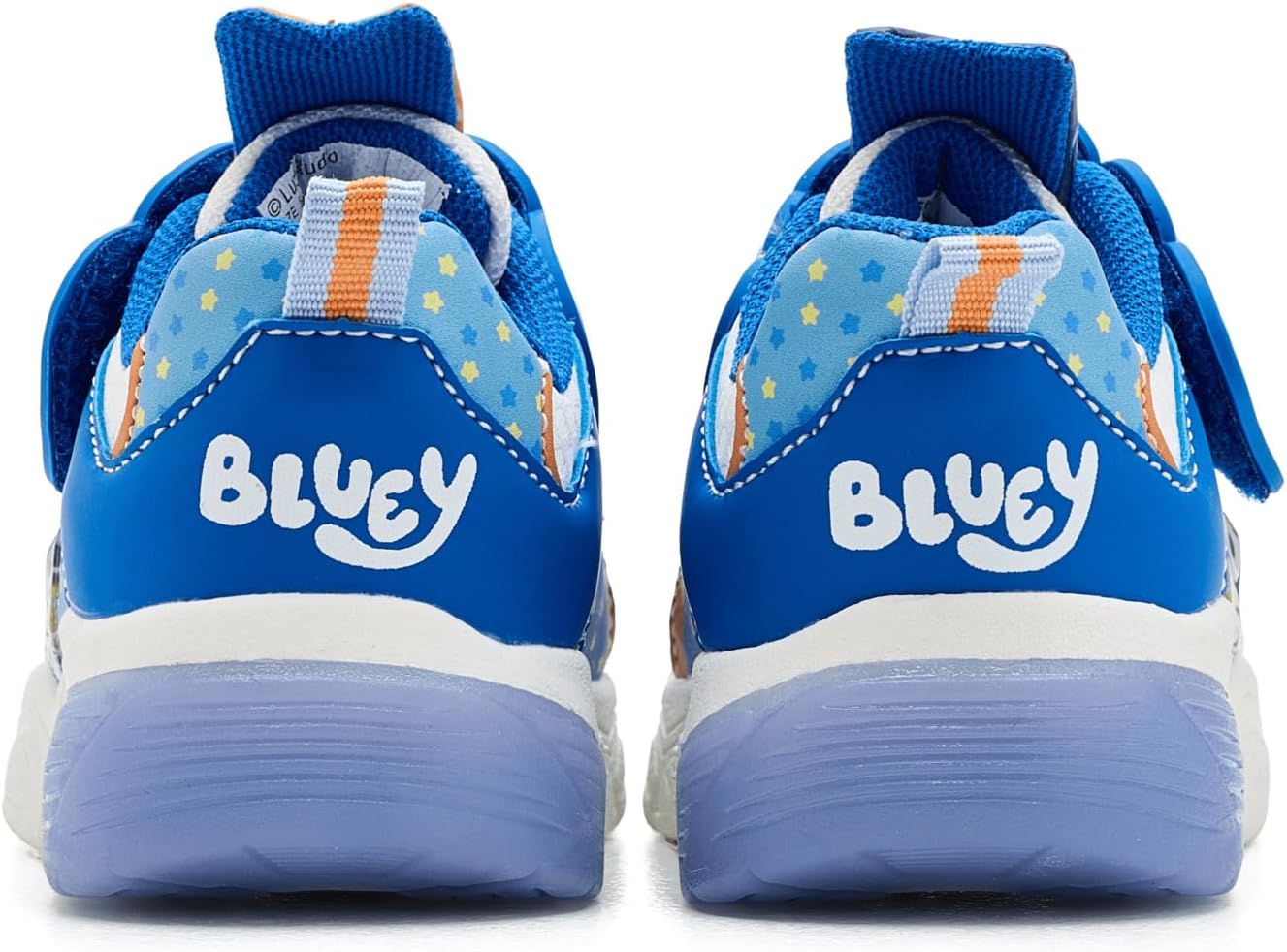 Ground Up Bluey and Bingo Light Up Athletic Shoes, Toddler Sneakers, Blue