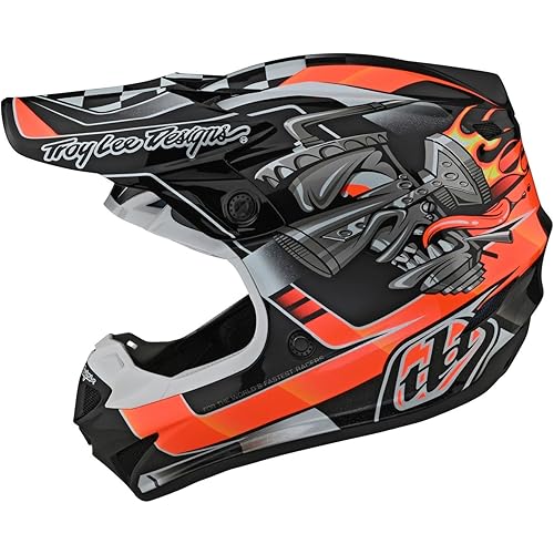 Troy Lee Designs SE4 Polyacrylite Adult Motocross Off-Road Dirt Bike Helmet with MIPS