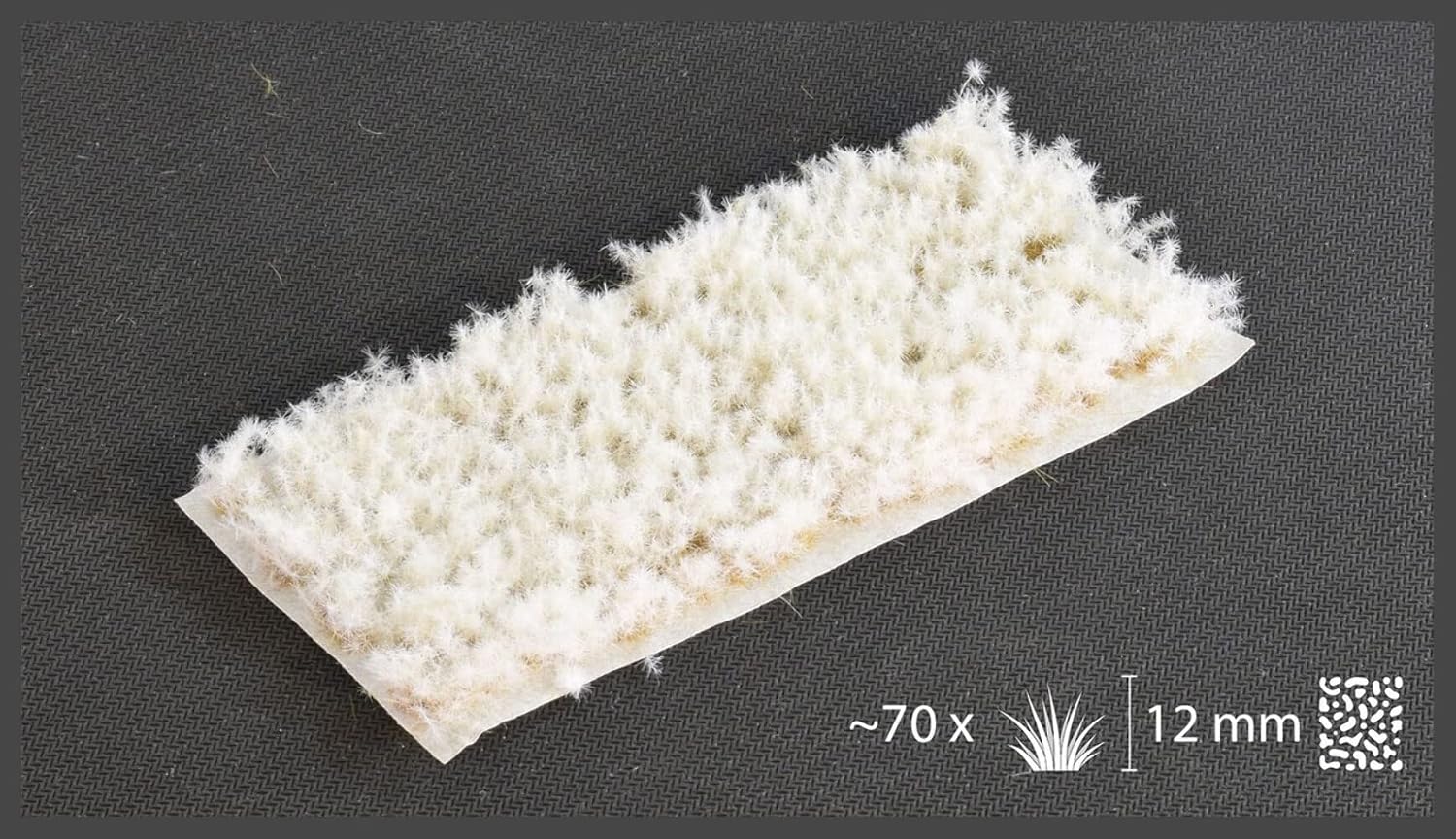 Spikey Winter Tufts, 12mm, Gamers Grass, Modeling/Miniatures/Wargamming, Cool Tones (White, Grey, Blue), 14.5 x 6.5 cm - Image 3