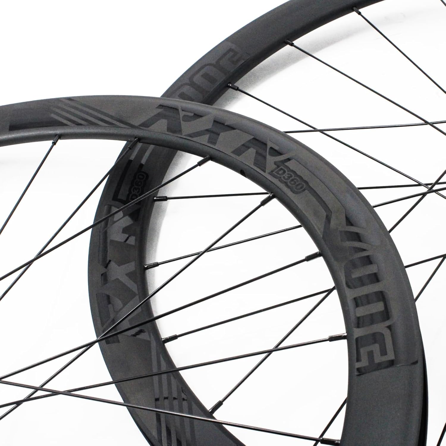 Road Bike Wheelset 700c Disc Brake Aluminum Alloy 40mm Depth Rims Suitable for 8/9/10/11 Speed with Quick Release/Thru Axle 24 Holes