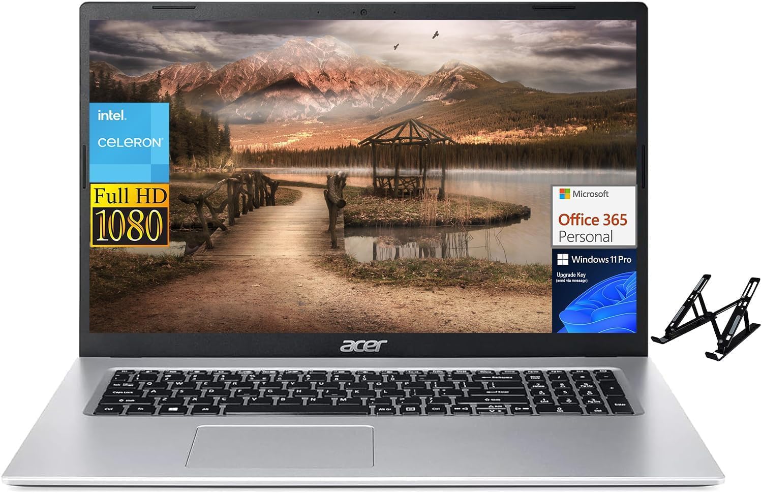 acer 2024 Newest Aspire 1 Slim Laptop for Business & Students, 15.6″ FHD Display, Intel Celeron N4500, 12GB RAM, 128GB eMMC + 256GB SSD, Intel UHD Graphics, Wi-Fi, Windows 11 Pro, with Laptop Stand acer 2024 Newest Aspire 1 Slim Laptop for Business & Students, 15.6″ FHD Display, Intel Celeron N4500, 12GB RAM, 128GB eMMC + 256GB SSD, Intel UHD Graphics, Wi-Fi, Windows 11 Pro, with Laptop Stand