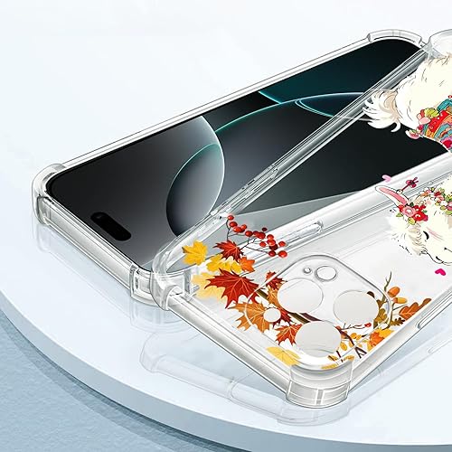 Vista 269 de Roemary Buffertech - Funda protectora para iPhone 13 Pro Max con diseño Golden Retriever, diseño de arcoíris con protector de pantalla