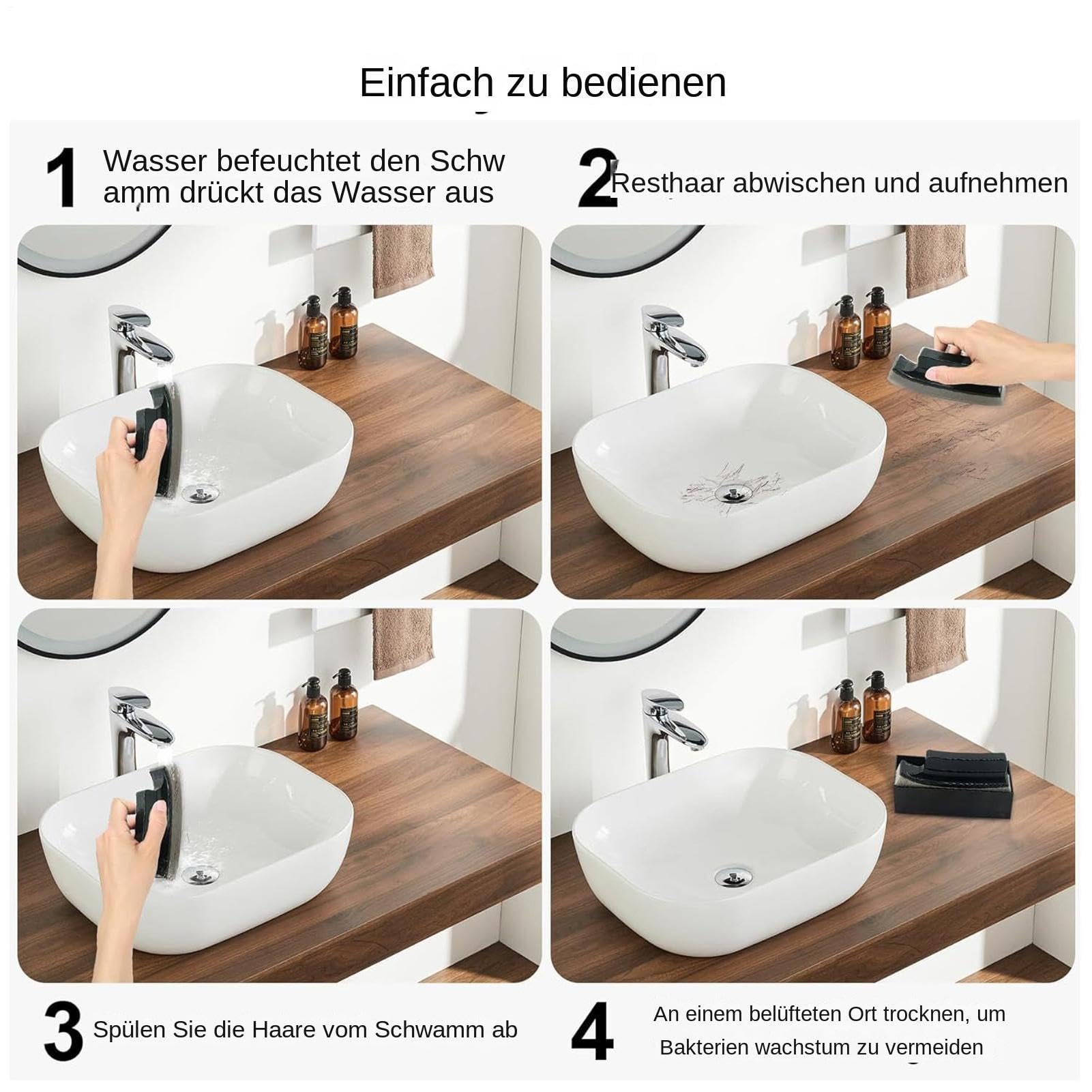 Beard Bar Clean Up – Ergonomischer Trimmschrubber, Haarbürstenreiniger | zum Rasieren, Pflegen, Haarschnitt, Weihnachten, Friseur, Papa, Männer, Zuhause