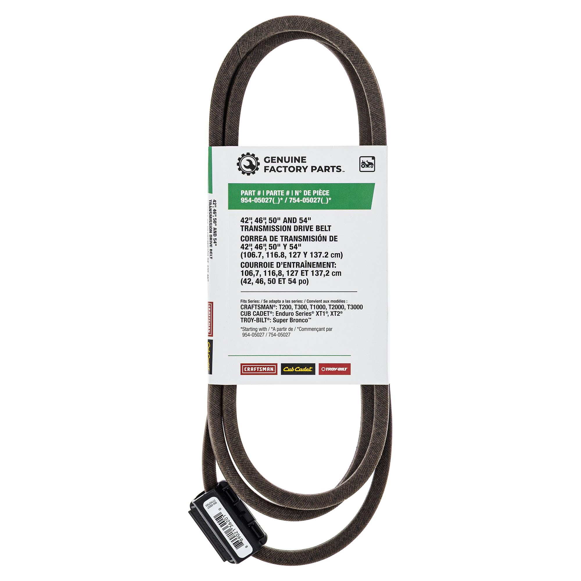 CUB CADET 490-501-F061 Transmission Drive Belt LE XT2 XT1 ST54 SLX54 SLX50 LX54 CMXGZAM501061 954-05027B 954-05027A