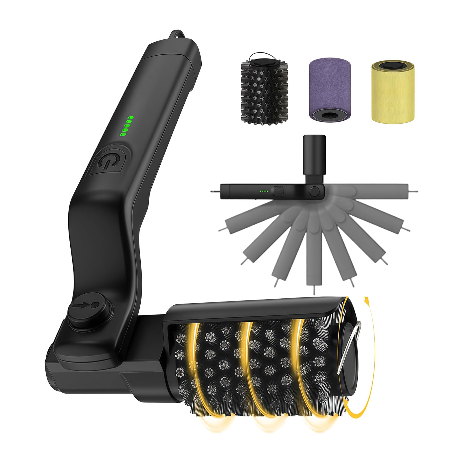 Rechargeable Grills Scrubber with Steel Bristles for Better Fast Cleaninges Barbecue Tool Camping Barbecue Brush