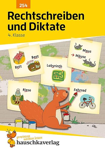 Deutsch 4. Klasse Übungsheft - Rechtschreiben und Diktate: Rechtschreibung, Groß- und Kleinschreibung. Fir für den Übertritt: Erklärungen mit Übungen und Lösungen (Forder- und Förderhefte, Band 254)