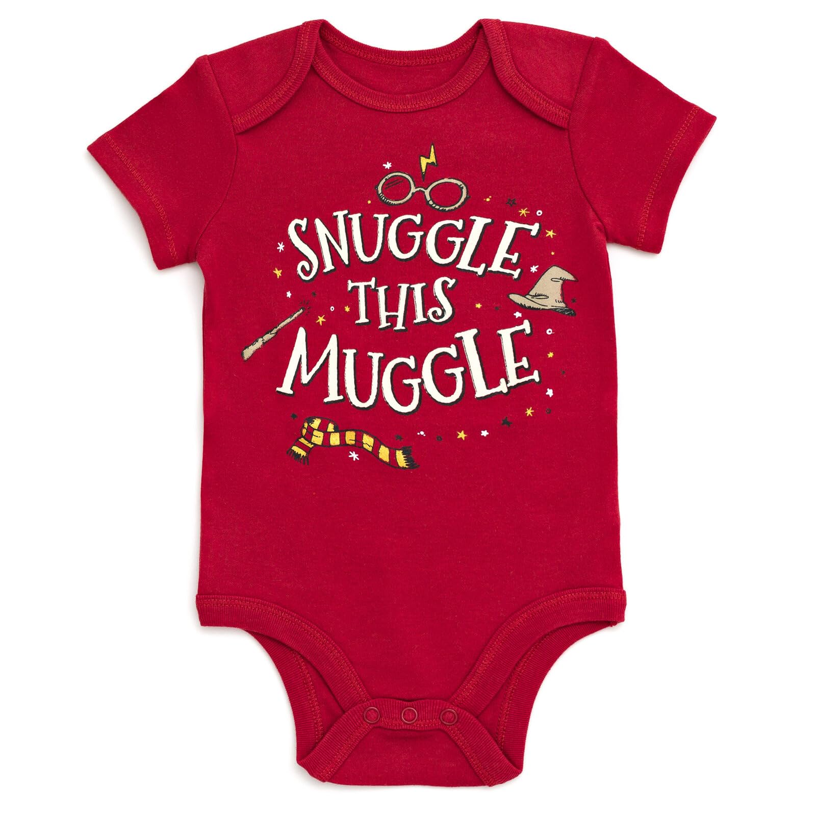 Harry Potter Baby-Body und monatliche Meilensteindecke, 4-teilig, für Neugeborene