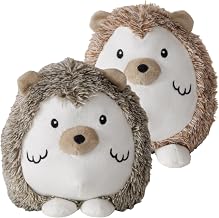 Topanbieter999 Set of 2 Decorative Hedgehog Door Stoppers - Brown and Dark Brown
