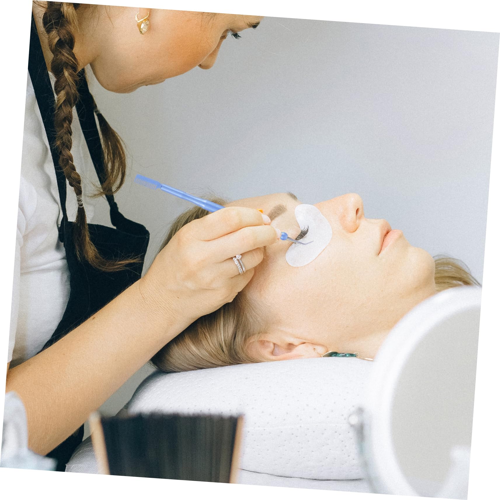 DOITOOL 4piezas Herramienta De Levantamiento De Pestañas y Perm Kit De Rizador De Pestañas Con Peine Separador Para Uso Personal y Profesional