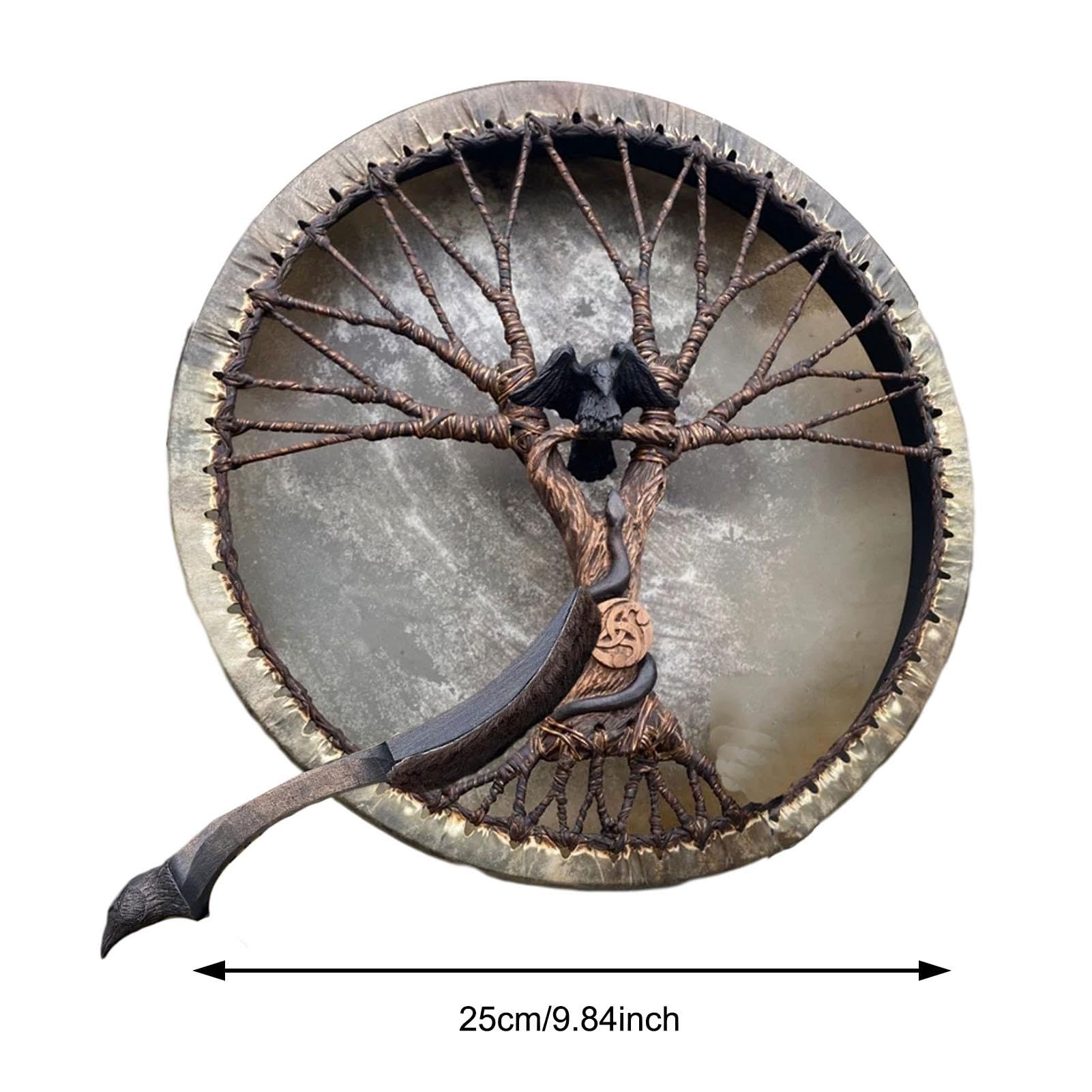 Schamanische Trommeln,Schamanentrommel Lebensbaum Sibirische Trommel Schamanische Trommel Hand Drum Schamanentrommel,Schamanentrommel Lebensbaum Sibirische Trommel
