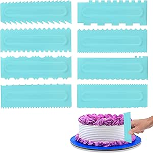 Bubuny Lisseur Gateau Patisserie Grattoir, Grattoir à Gâteau En