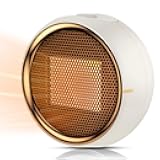 ASNUG Space Heater, Portable Electric PTC Ceramic Heaters for Indoor Use, 2S Efficient Heating, Tip-Over & Overheat Protection, Quiet Small Mini Desk Heater for Bathroom Home Office Bedroom