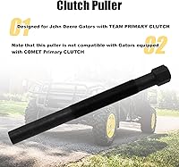 Vista 3 de RYANSTAR RACING Herramienta de extracción de embrague primario de servicio pesado Extractor de embrague John Deere Gator Accesorios Compatible