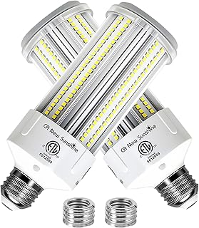 1000W Equivalent LED Corn Light Bulb,2-Pack 100W 15000LM 5000K Daylight White, E26/E39 Base, High Brightness LED Replacement for Garage, Basement, Warehouse, Workshop, Indoor Outdoor Lighting