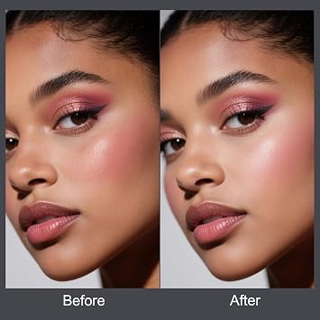 Highlighter Makeup Powder - Highly Pigmented Shimmer Baked Face Powder with Mirror, High End Glow,Cruelty Free, Vegan Hypoallergenic, Travel Friendly Size, 0.25 oz