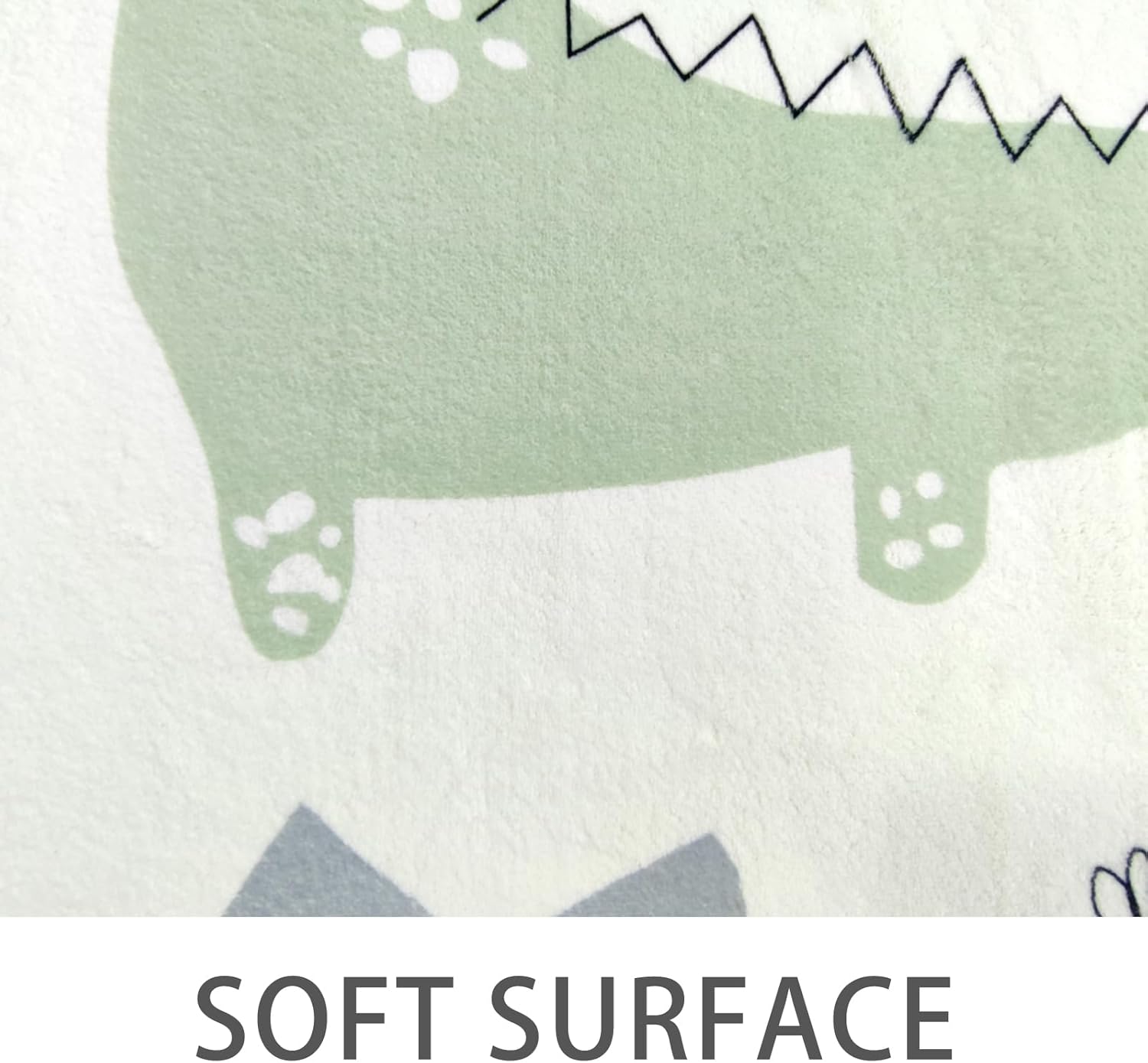 Kids Rug 5Ft Round Dinosaur Carpet for Boys Bedroom Circle Nursery Play Mat Animal Playroom Area Rug for Children Boys Girls Cars, Nonslip, Jungle, Classroom Decor