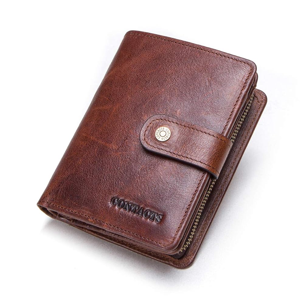 Portacarte In Pelle Nera Fatto A Mano - Foto 2