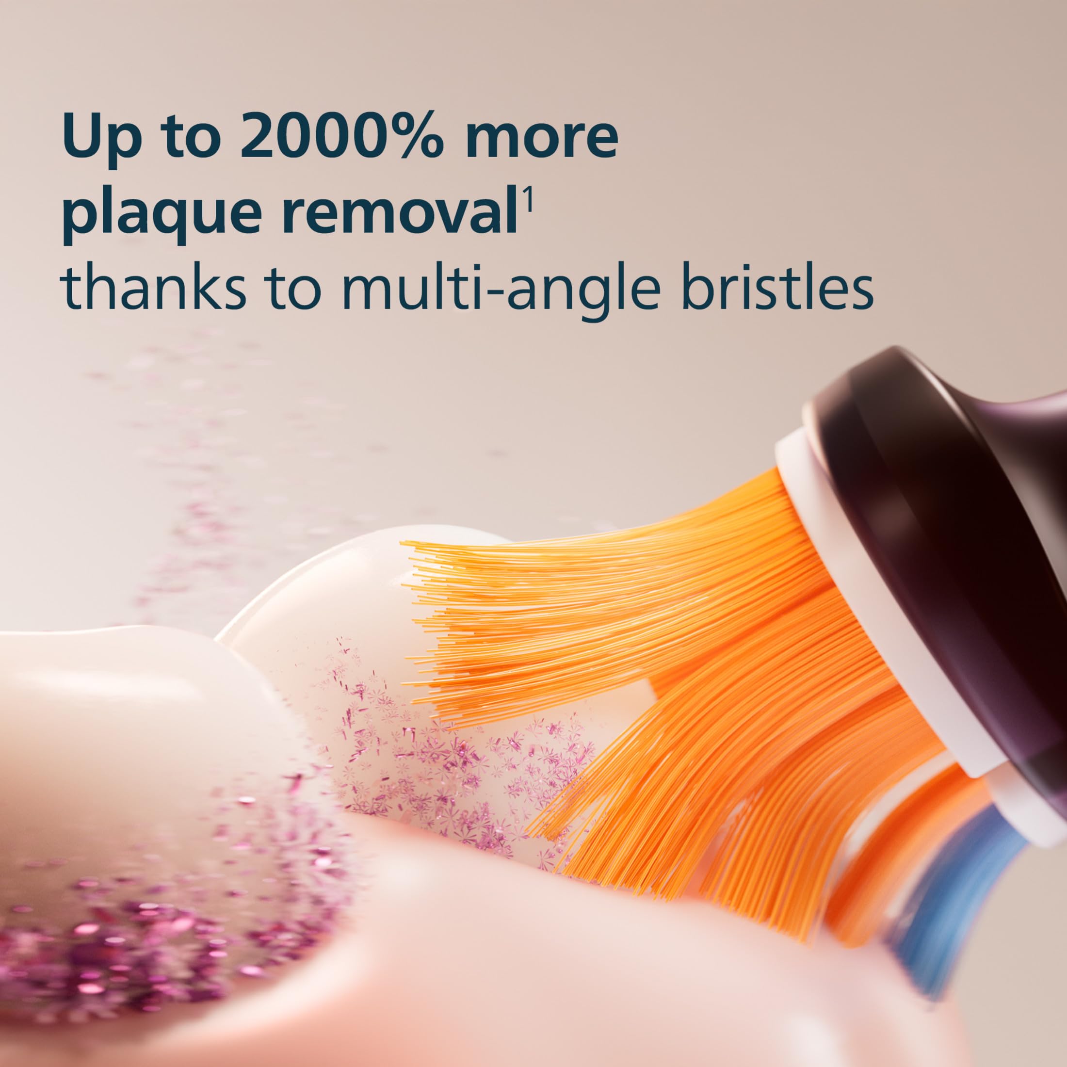 Philips SONICARE HX9094/95 - Cabezales de repuesto para cepillo de dientes todo en uno (A3), reconocimiento inteligente, negro, paquete de 4