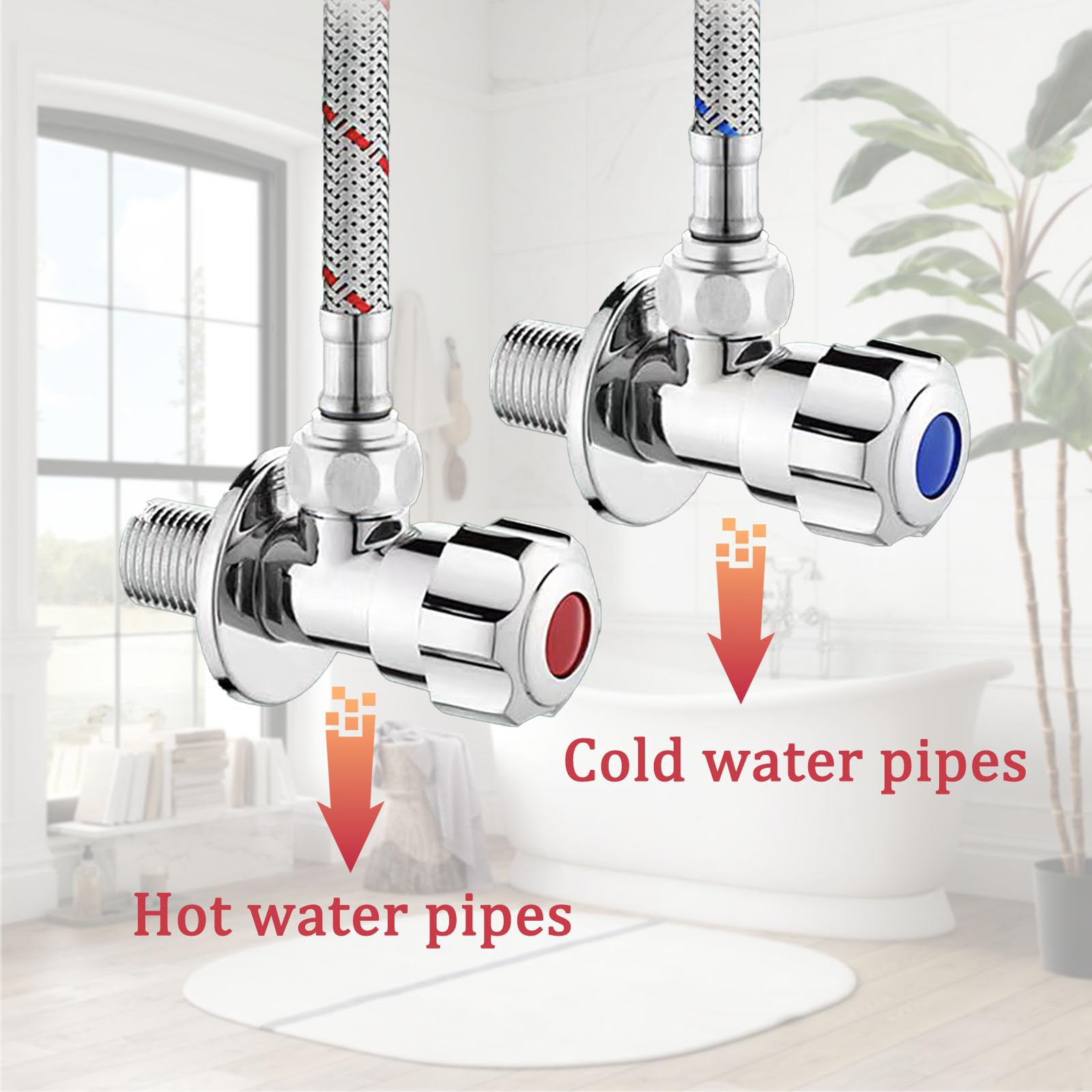 Tubo Idraulico 3/8" X 96", Con 2 Girevoli JIC Femmina #6