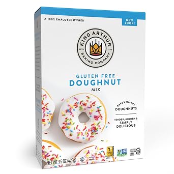 King Arthur Baking Company Gluten-Free Doughnut Mix 15 oz., Baking and Breakfast Mix, Donuts, Non-GMO