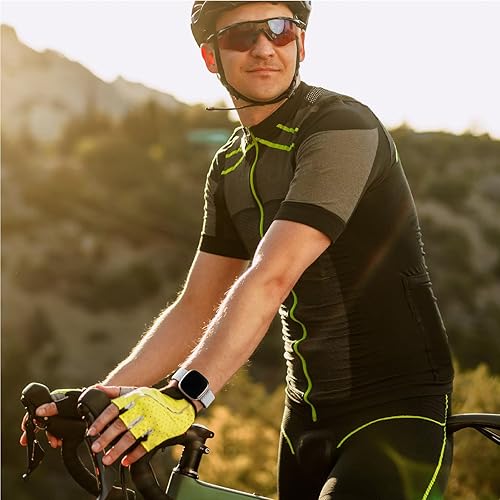 Vista 23 de Maledan Banda elástica trenzada compatible con Fitbit Sense/Versa 3/4 y Sense 2, correa elástica suave para reloj inteligente, accesorio