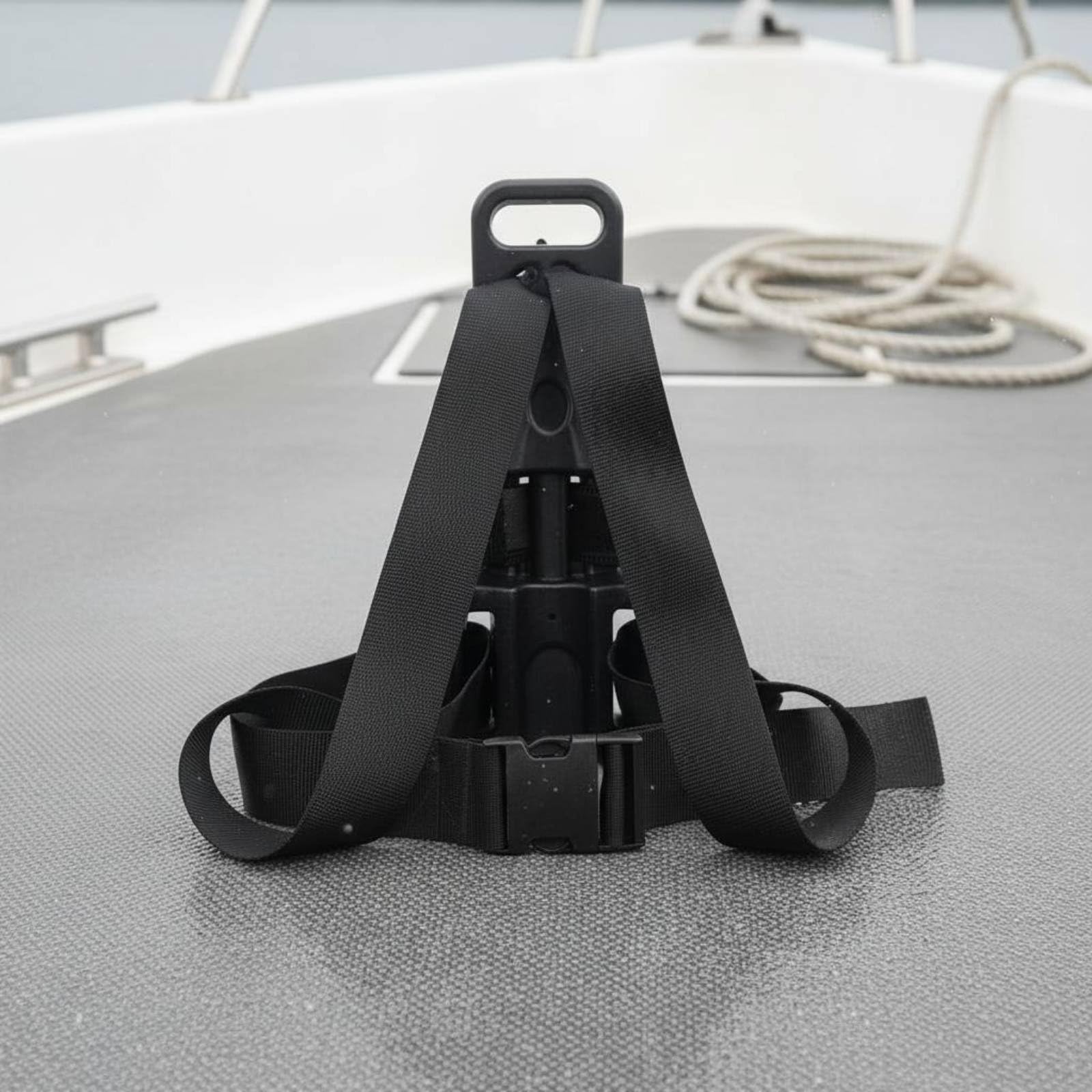 Qianly Supporto a Zaino per Bombola Ossigeno Spallacci Imbottiti Schienalino per Bombola da Sub Resistente All'usura Portabombola da Immersione