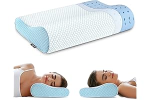 Cervical Contour Memory Foam Neck Support Pillow