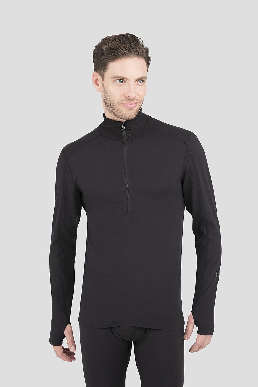 Terramar Men's Thermolator Half Zip : Clothing, Shoes & Jewelry