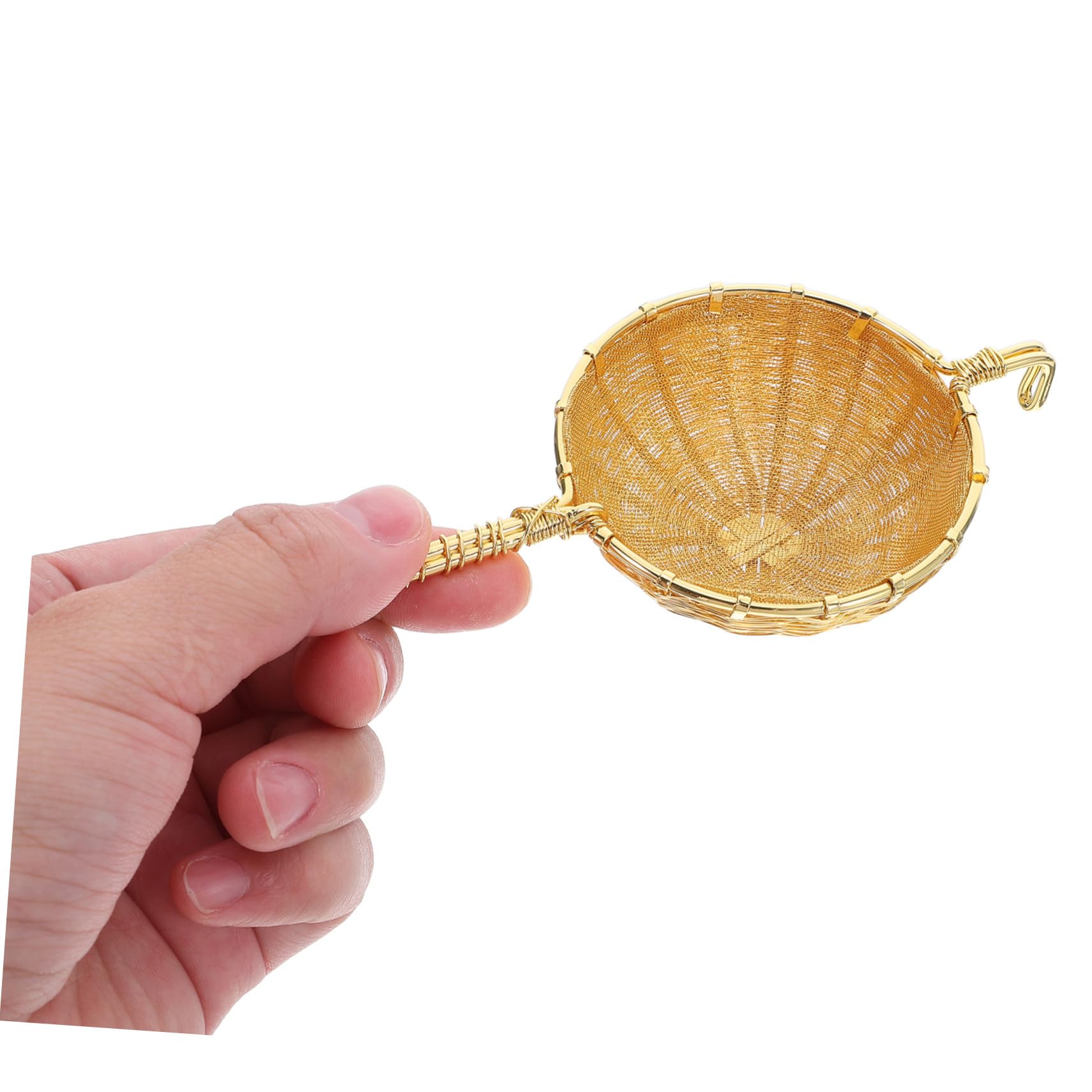 Filtre à Thé Lavable Passoire Fine à Thé Vrac avec Poignée Infuseur Réutilisable pour Sucre Épices Élégant