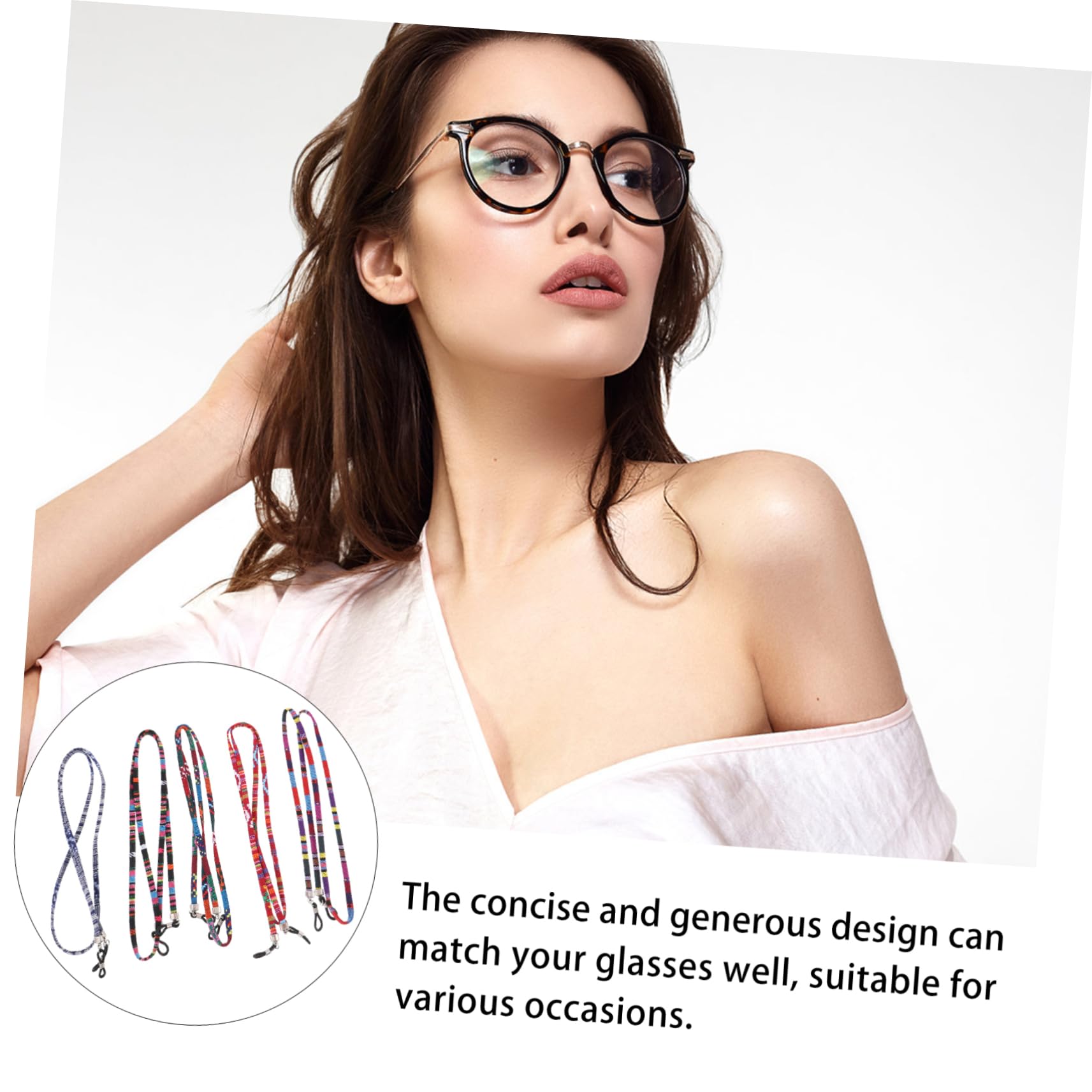 DOITOOL 20 Piezas gafas cuerda correa gafas correa para gafas protección para gafas Cordón práctico ajustable Lentes gafas de protección correa de gafas Perder cadena de gafas tela