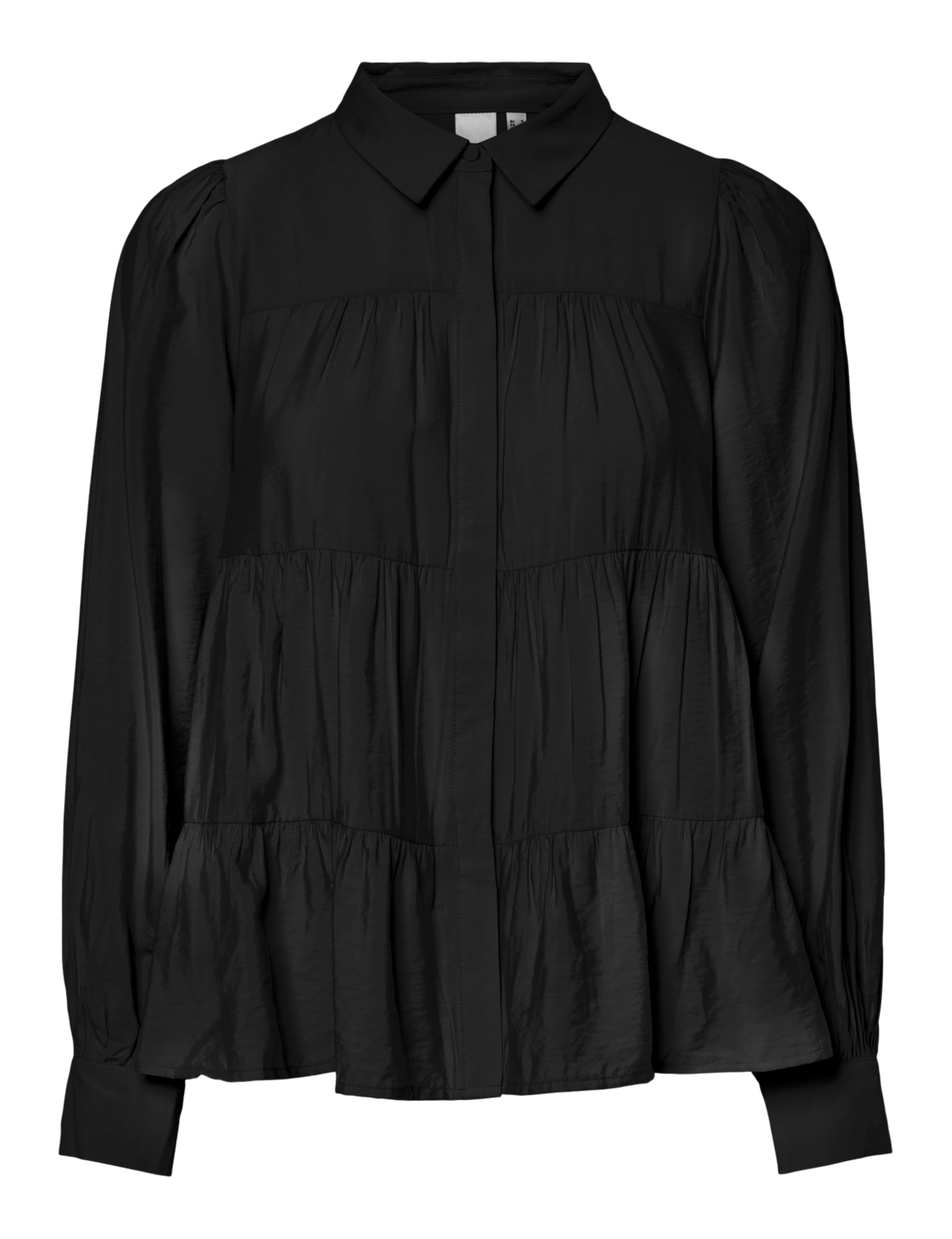 YAS Damen Yaspala Ls Shirt S. Noos Hemd/Bluse (1er Pack)