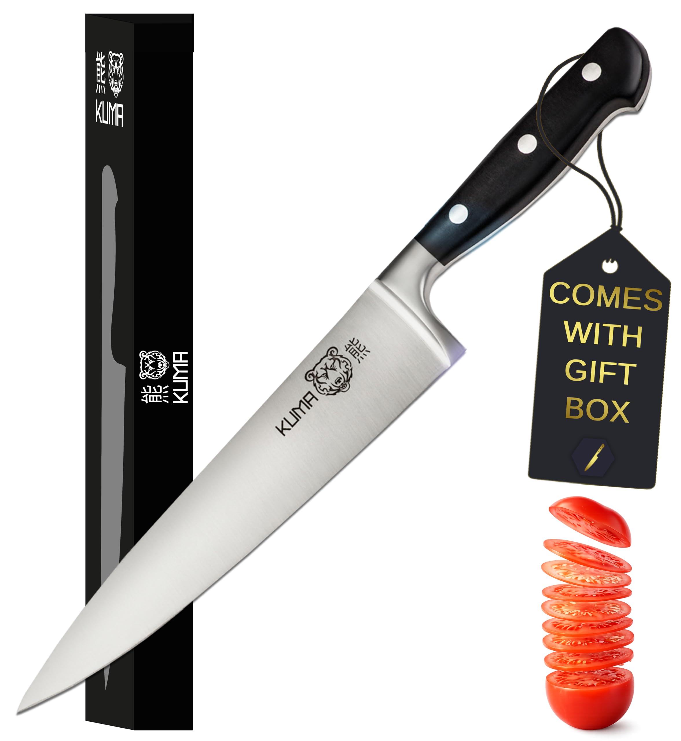 Amazon.com: KUMA 8-Inch Multipurpose Chef Knife, razor sharp