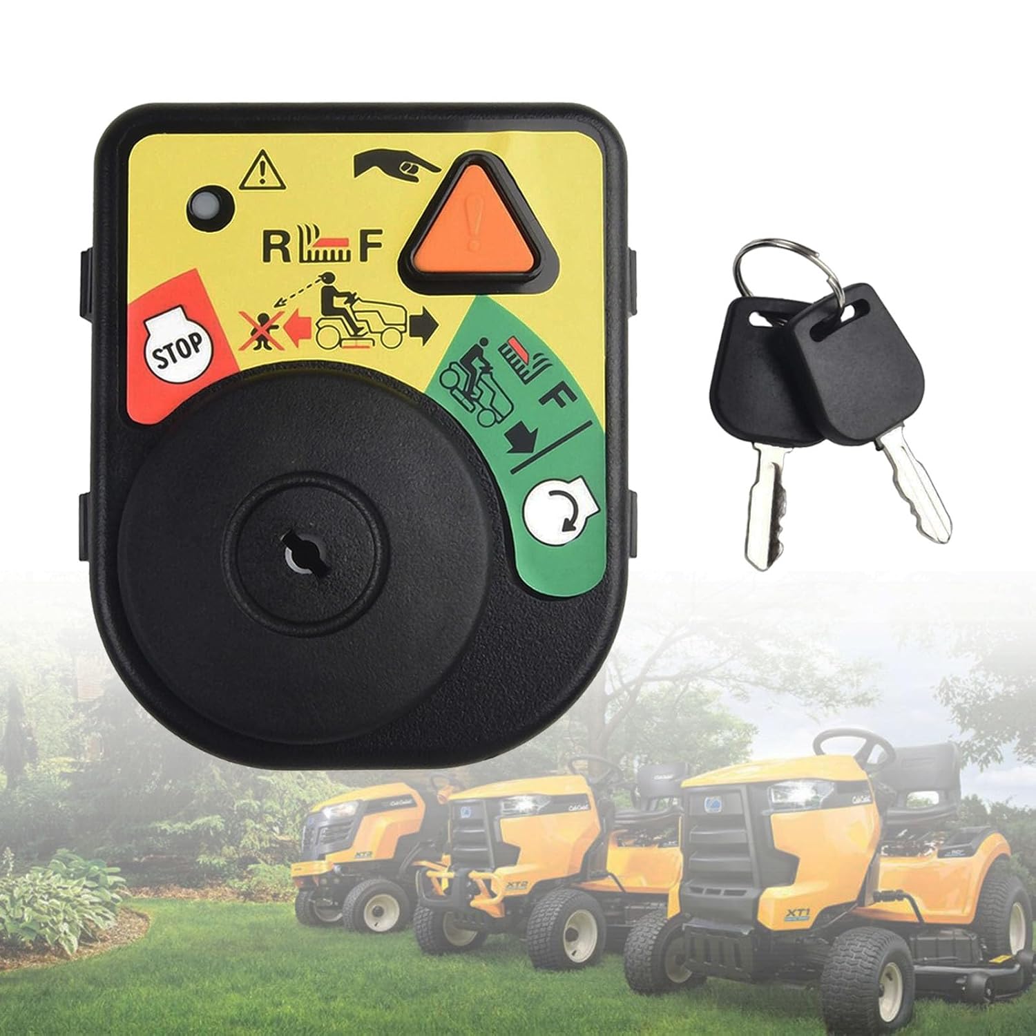Qagea Ignition Switch Module Replaces Cub Cadet 725-04227 MTD 925-06119 Delta 2030-016 AYP 140403 Stens 430-220 Toro 112-0312 Craftsman 140403 John Deere GY20680 Kohler 48 340 01-S Sears 140403