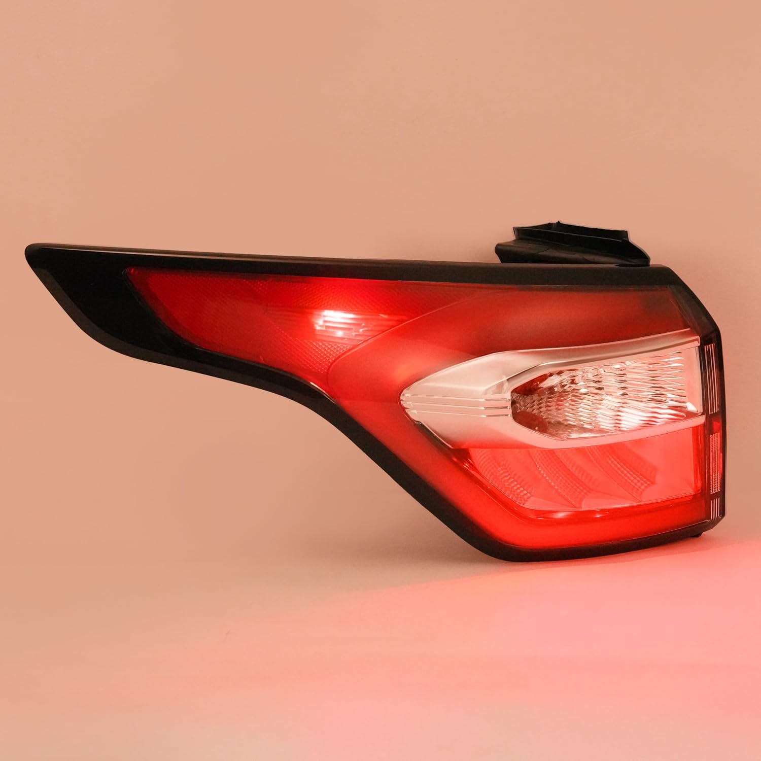 HECASA Tail Light Compatible with 2017-2019 Ford Escape Kuga Replacement for GJ5Z-13405-C Outer Tail Brake Lamp Clear Lens Driver Left Side