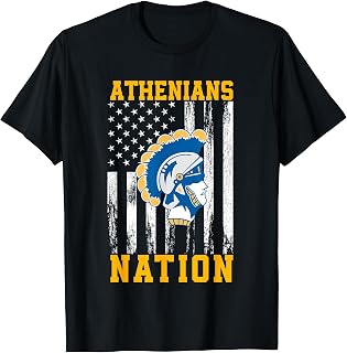 Crawfordsville Athenians Logo Nation HS T-Shirt
