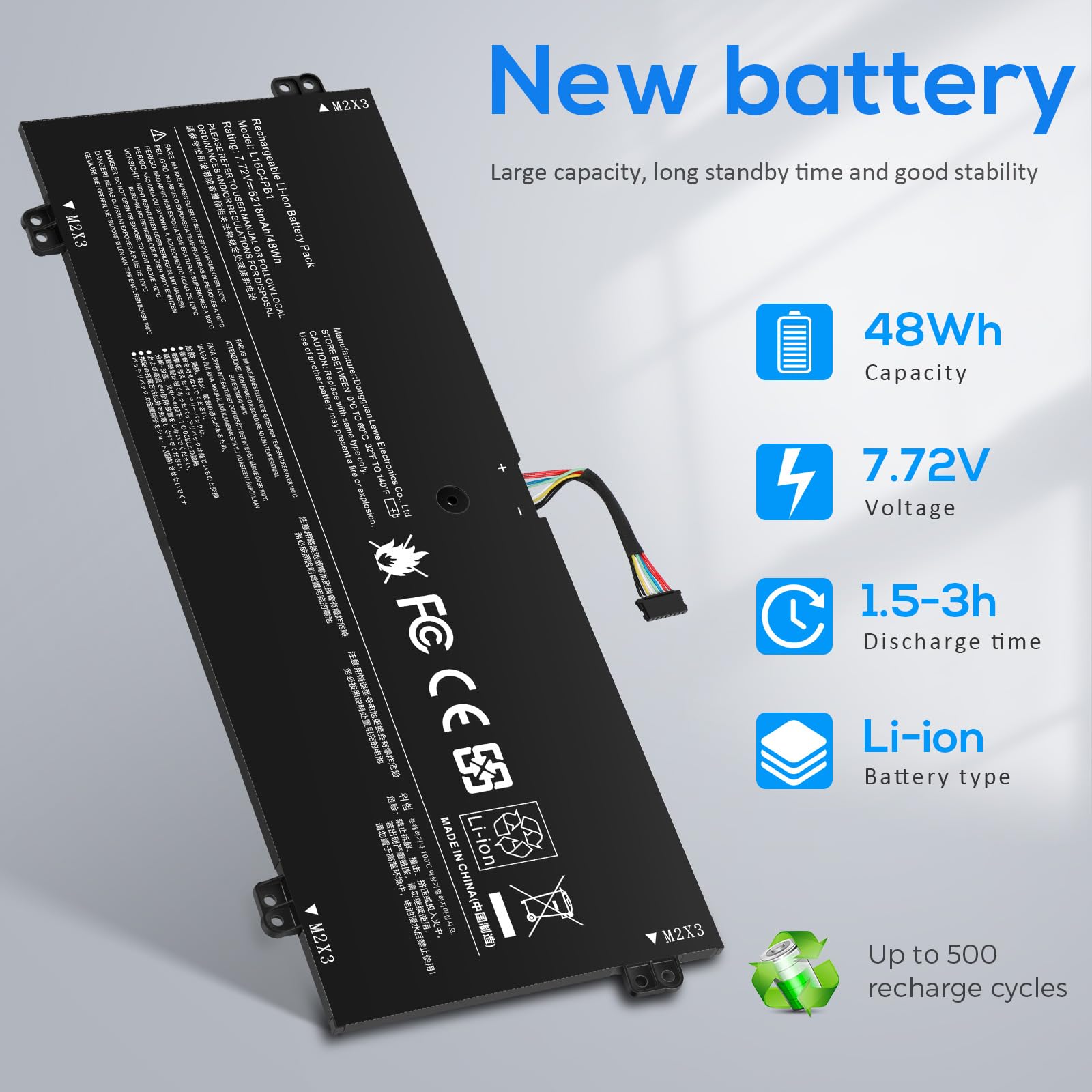 Lenovo YOGA 720-13IKB series - Lenovo YOGA 720-13IKB Série Batterie pour ordinateur portable