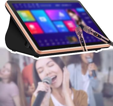 Professional Karaoke Machine,500g/1t/2t/3t/4t/6t,15.6in Touch Screen,YouTube Online Play,Phone/App/Voice Song Request,1.1 Million Song Library,with Mic and Speaker 3T