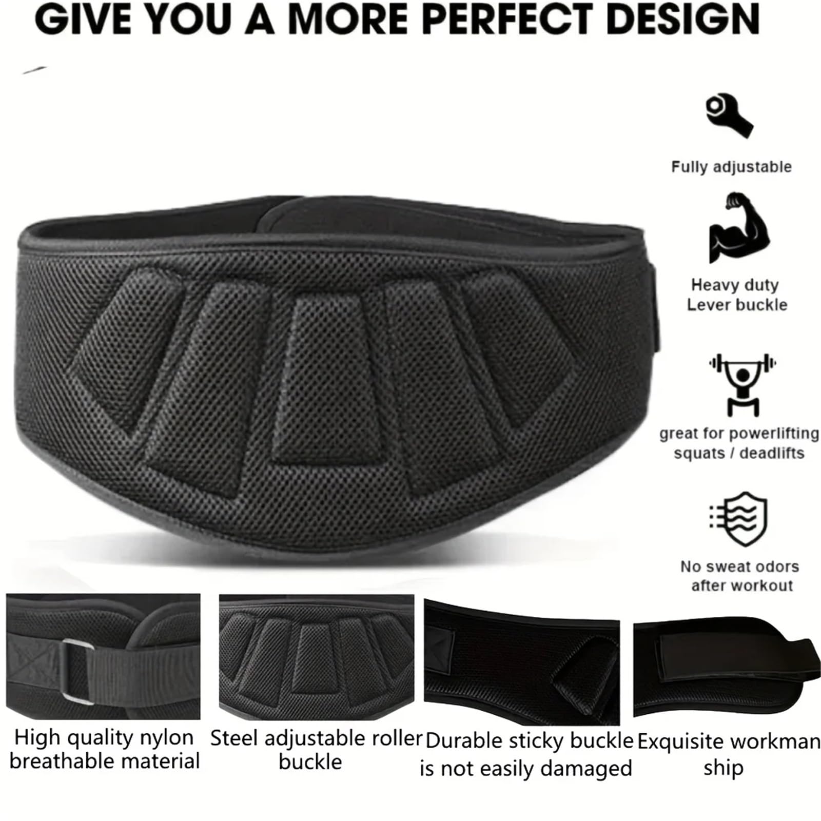 Gewichthebergürtel Gewichthebergürtel for Männer und Frauen, automatische Verriegelung, Gewichtheber-Rückenstütze, Workout-Rückenstütze for Heben, Fitness