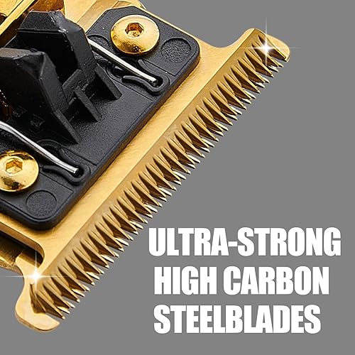 Miniatura 9 de FX707Z DLC - Cuchillas de repuesto para recortadora BaByliss PRO Barberology, cuchillas de repuesto Gold FX para recortadora BaByliss FX787 y FX726