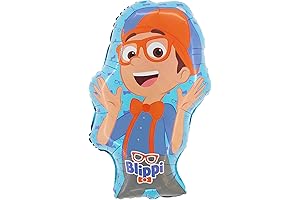 Toyland® 29 Inch Blippi Character Foil Balloon - Blippi Birthday Party Decorations