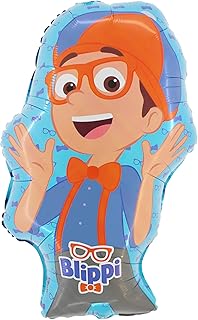 ToylandÂ® 29 Inch Blippi Character Foil Balloon - Kids Party Decorations