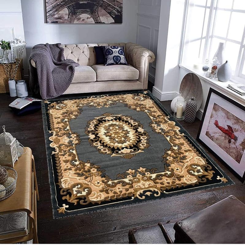 JILAN CARPET Concord Thick & Soft (Raza) Collection Beautiful & Best Carpets for Living Room Bedroom & Hall,Washable Rugs 8x11 feet Area Rugs (Color Grey) (B0CNKSVG4Z) Amazon Price History, Amazon Price Tracker