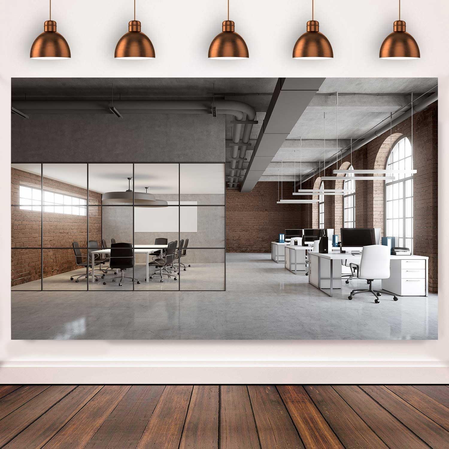 TYOOFD Modern Office Backdrop for Video Conference