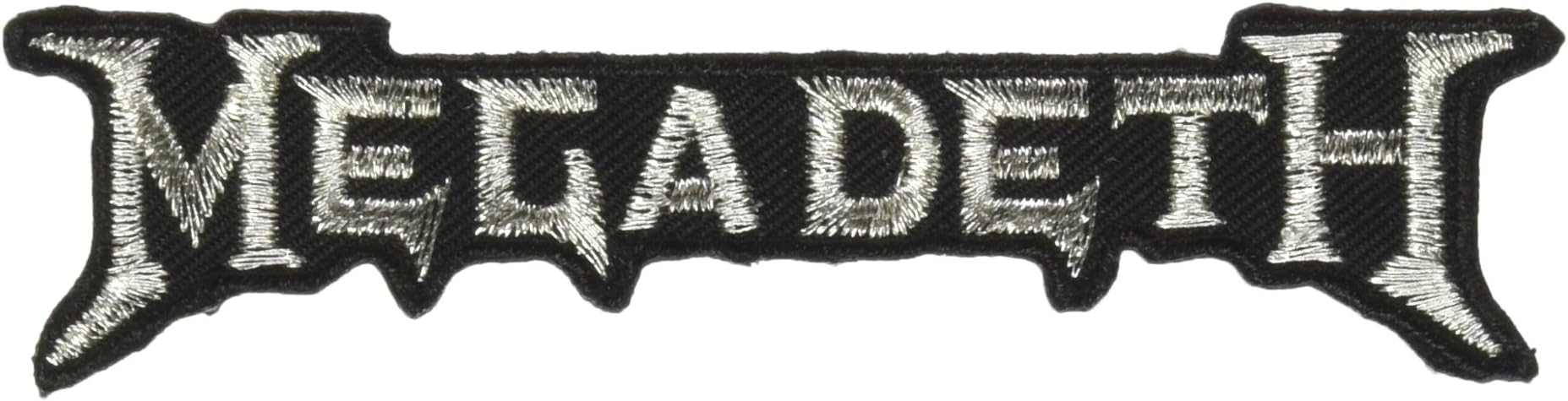 Application Megadeth Silver Logo Patch Novelty